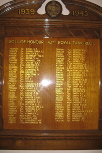 Memorial 42nd Royal Tank Regiment