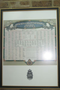 Memorial London Division Royal Naval Volunteer Reserve