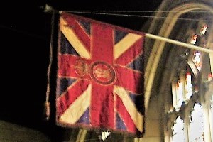 King's Colour war raised unit 2/10th Battalion The Middlesex Regiment